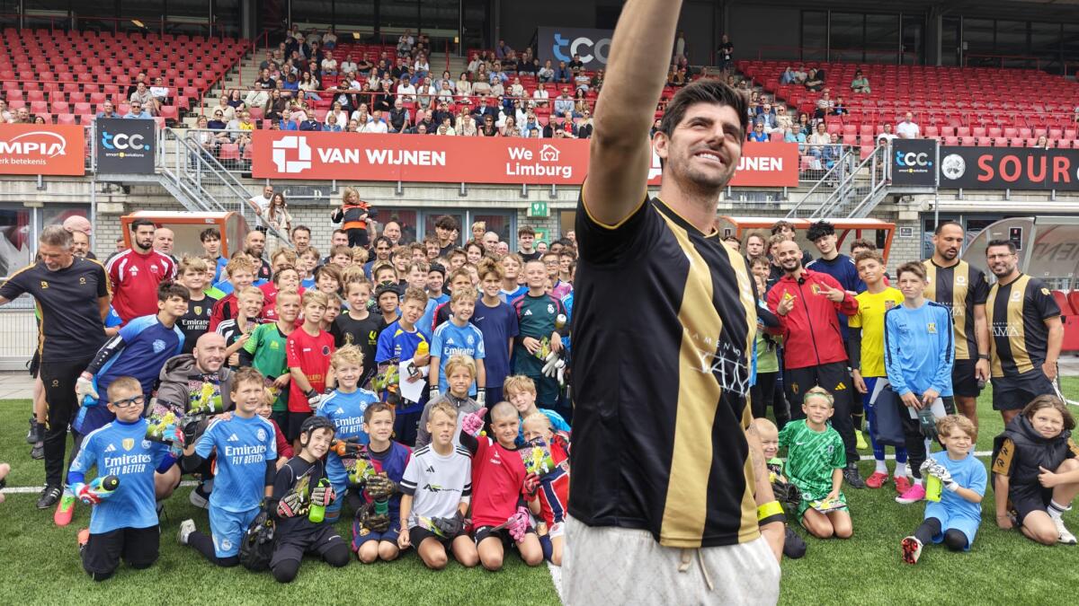 Thibaut Courtois inspireert jonge keepers in Maastricht