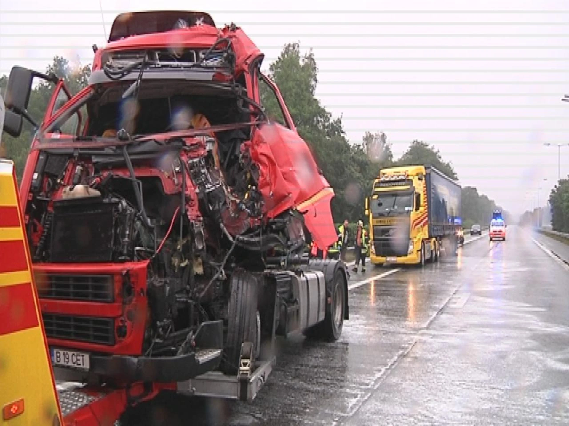 E314 afgesloten na zwaar ongeval