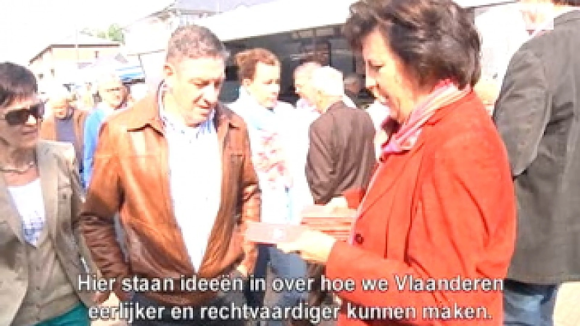 Kort SP.A stelt partijprogramma voor op Limburgse markten