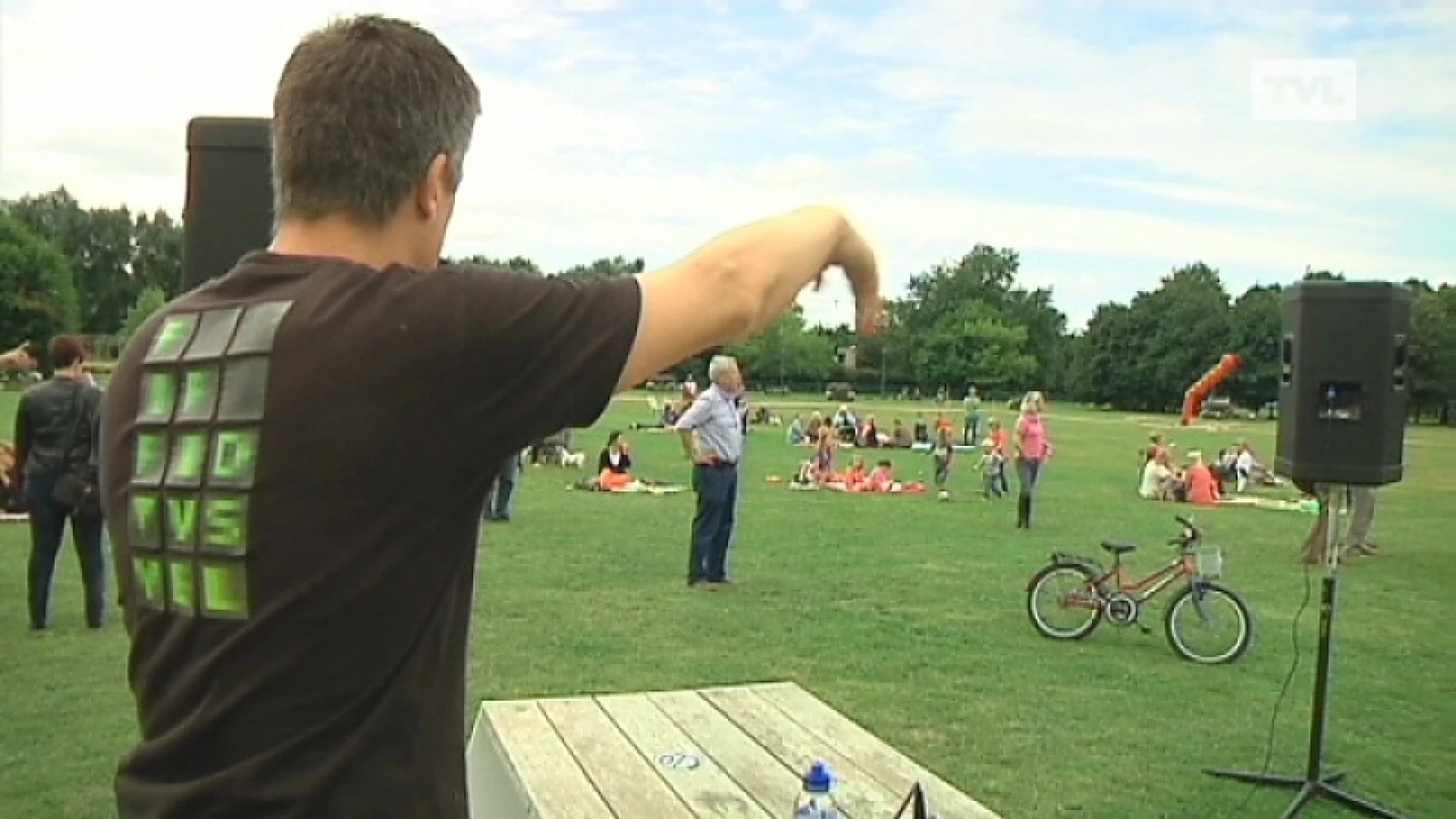 Protestpicknick aan stadspark
