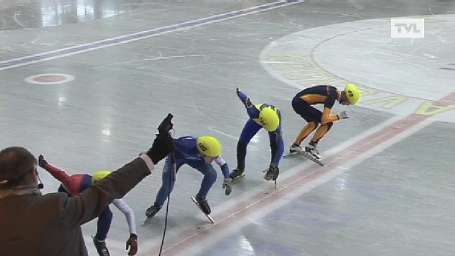Shorttrack in de Schaverdijn