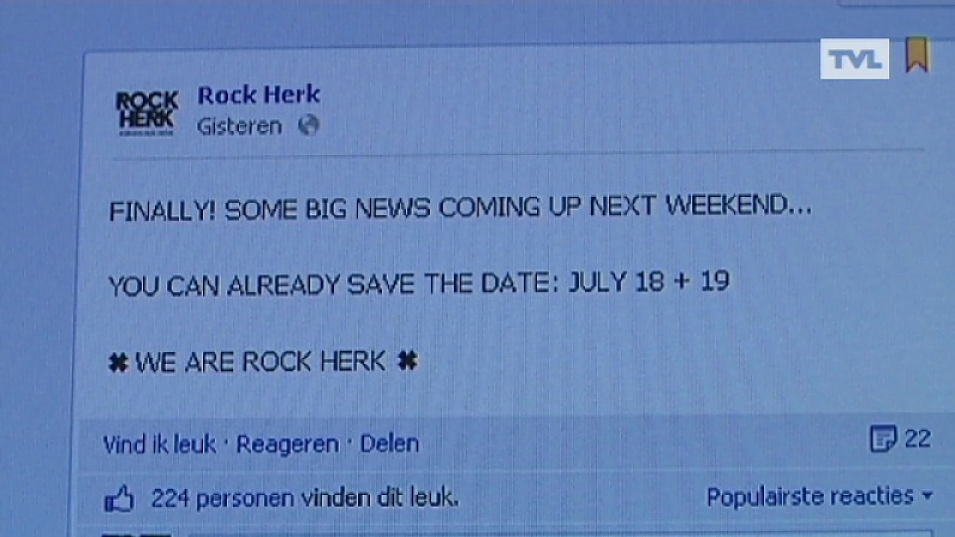 Rock Herk dan toch gered?