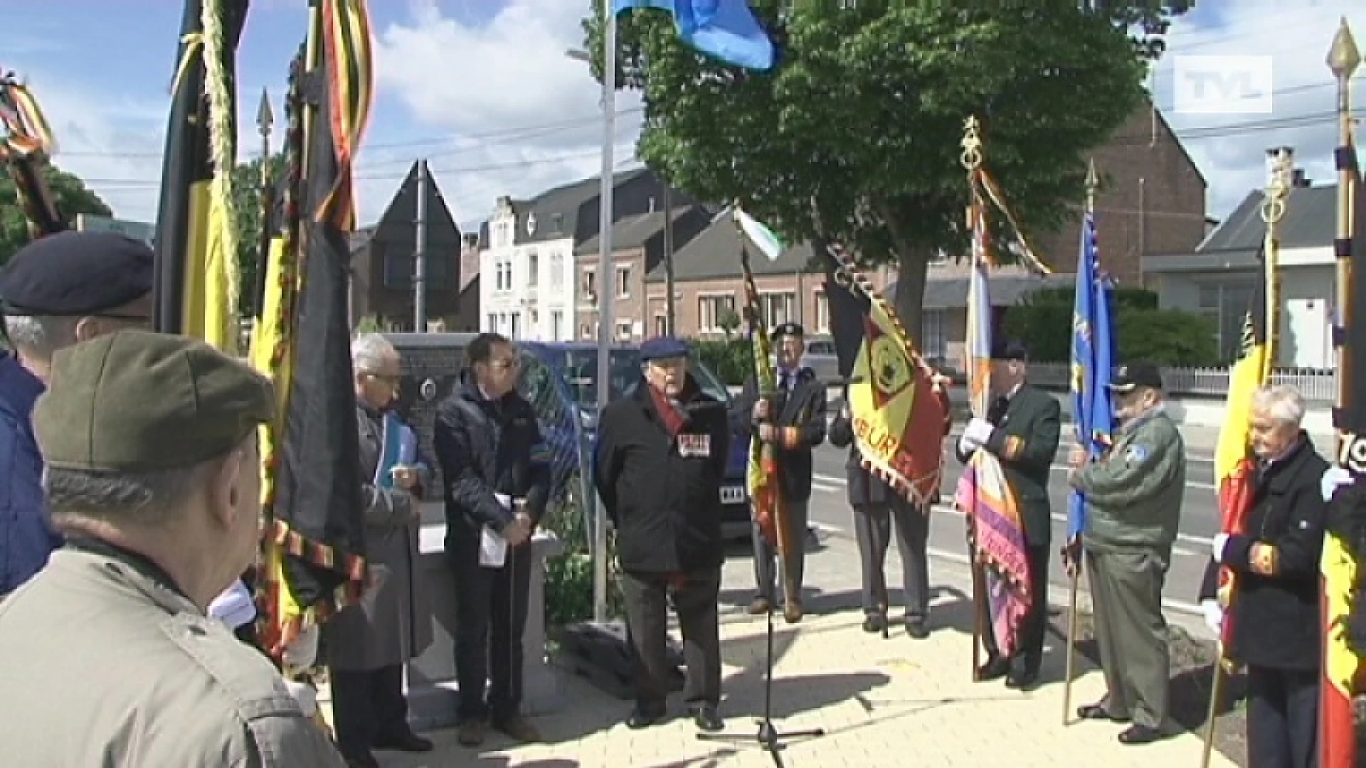 Britse oorlogsveteraan op bezoek in Vroenhoven