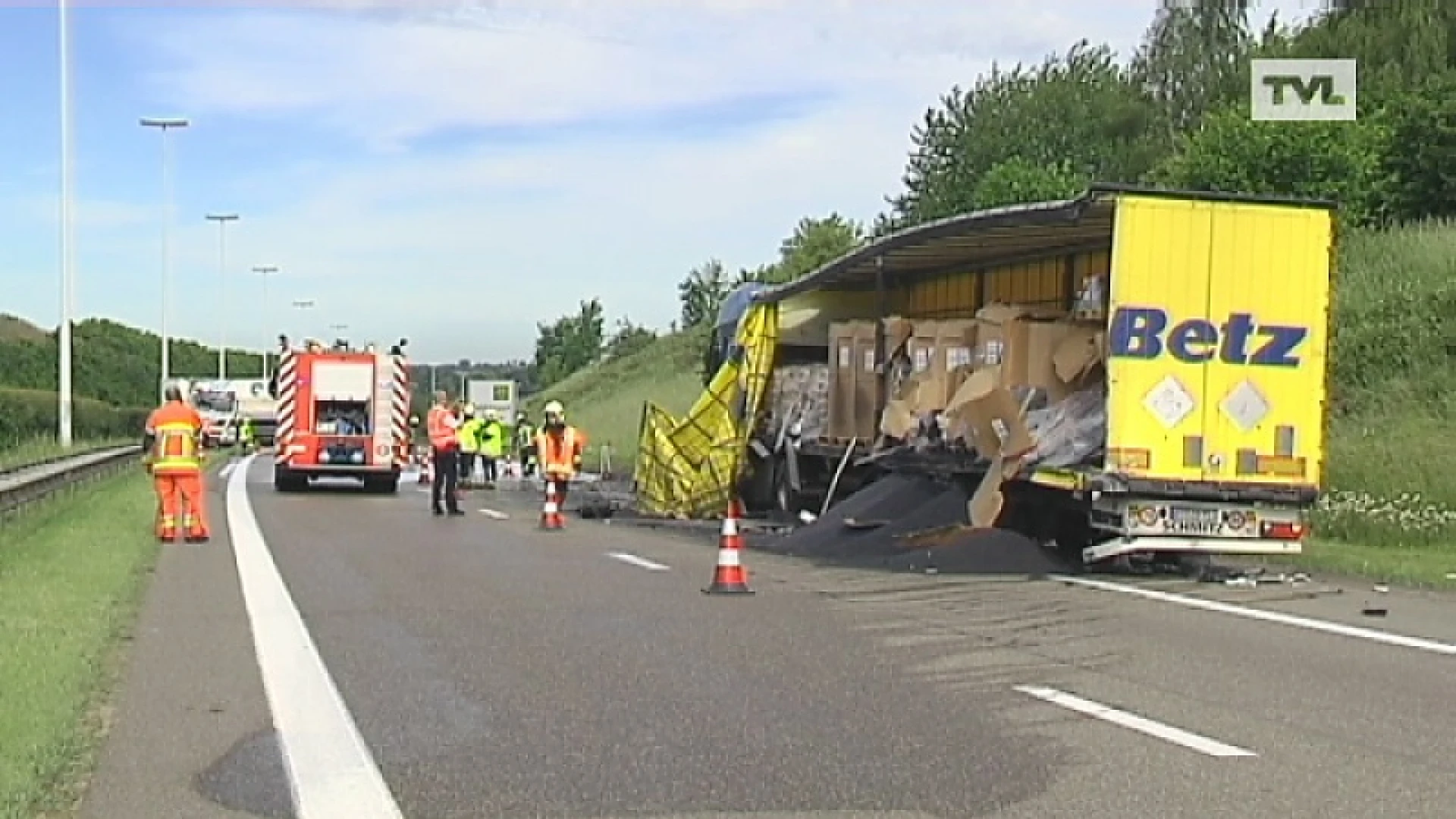 Ongeval E314 verstoort verkeer