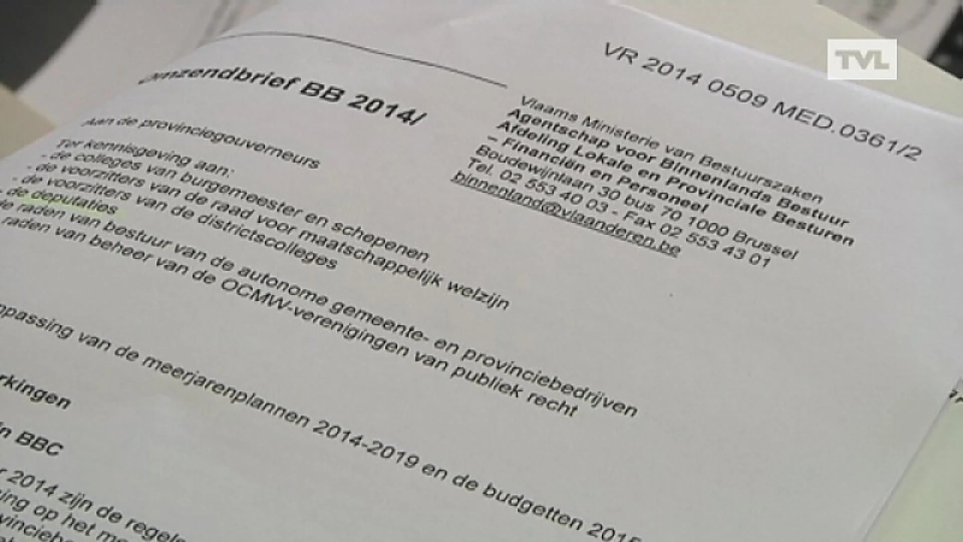 Vlaamse overheid legt provinciebestuur financieel droog