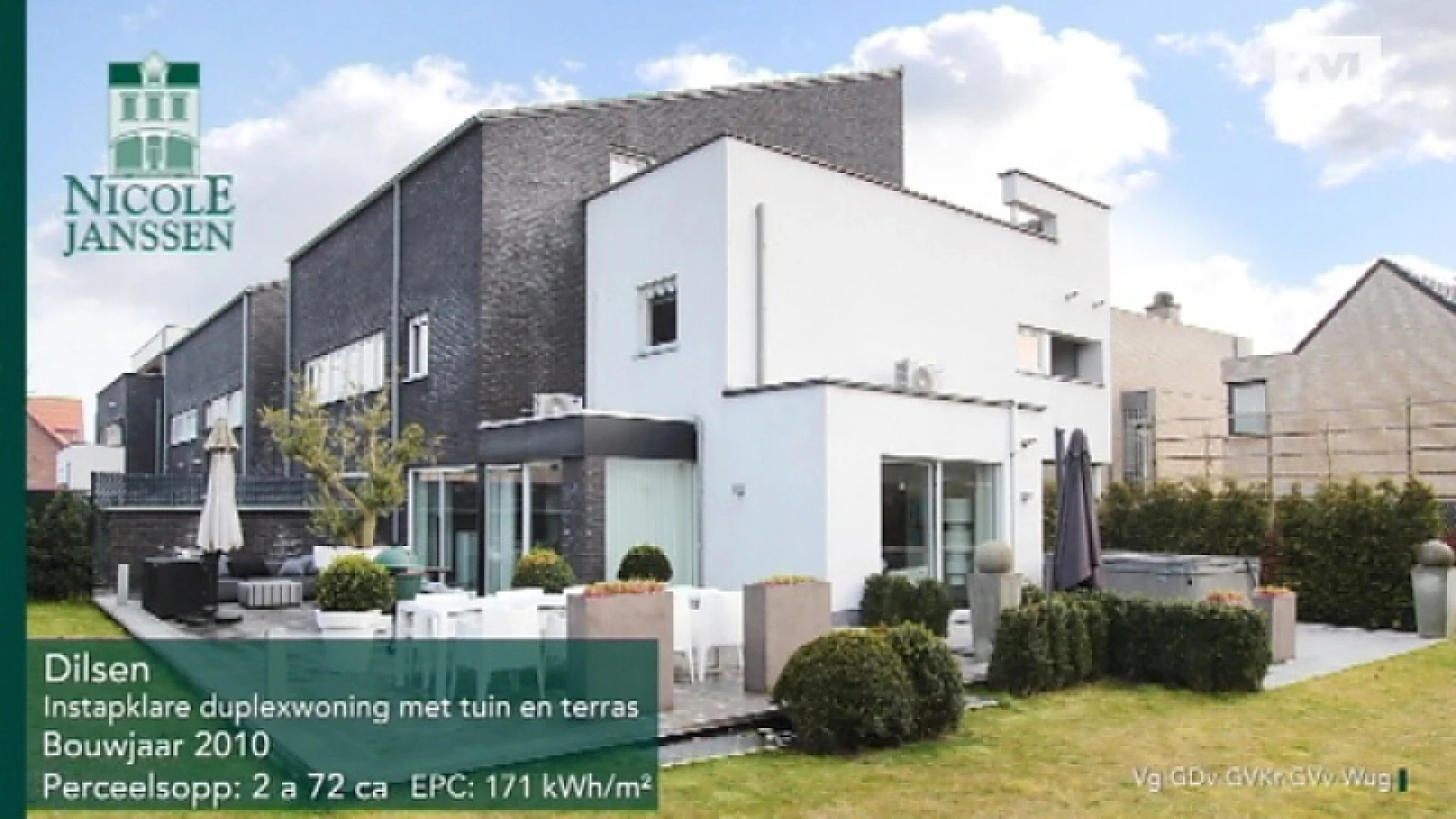 Duplexwoning met tuin en terras in Dilsen