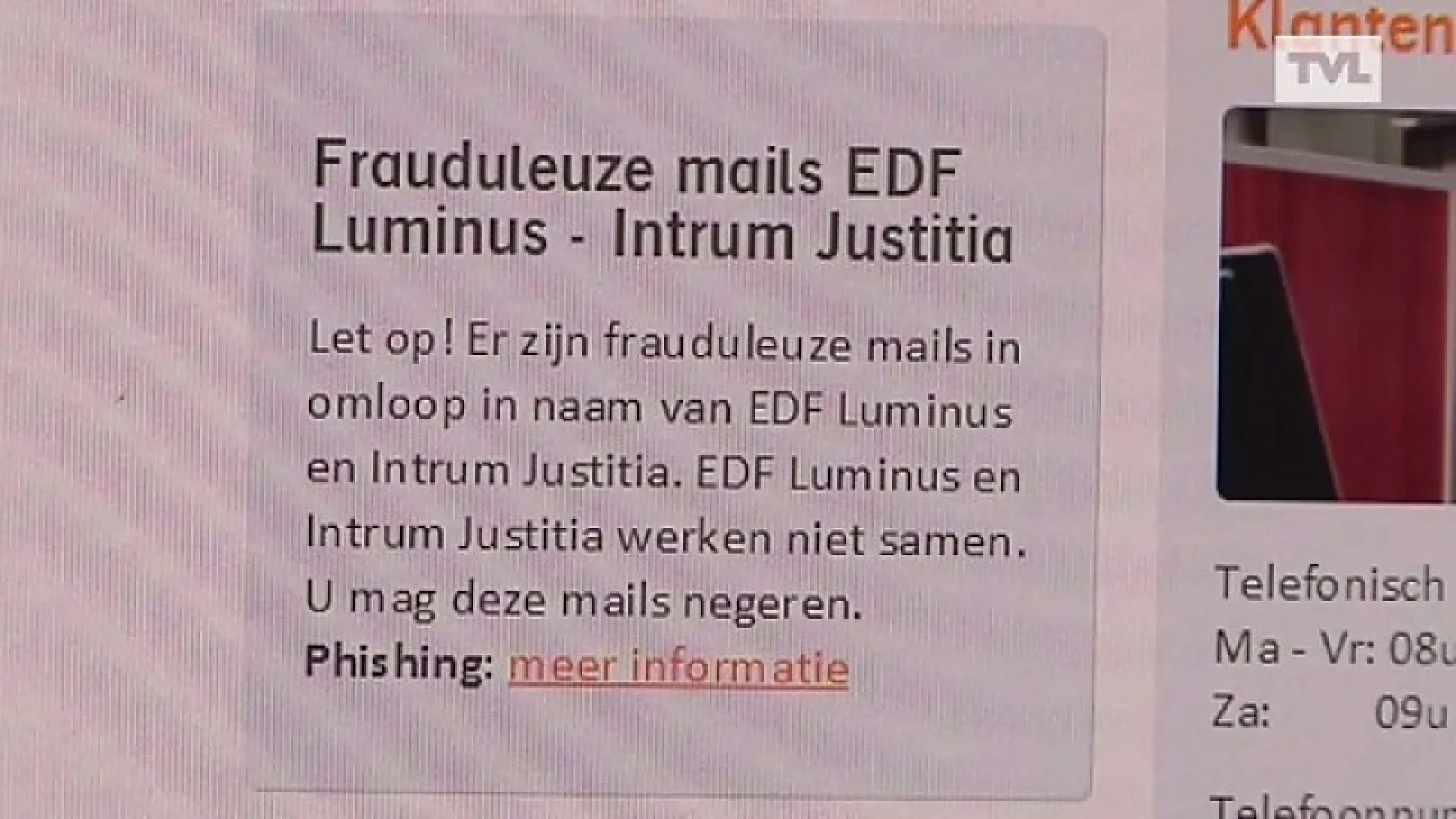Oplichters sturen massaal valse facturen van Luminus