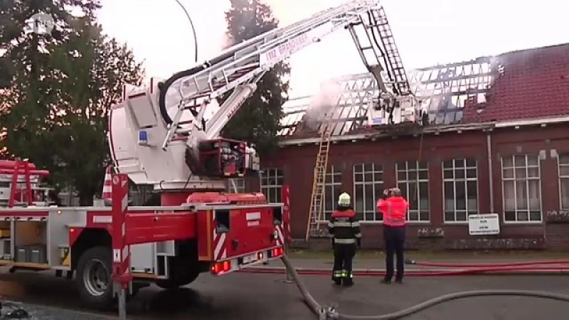 Zware brand in school Munsterbilzen