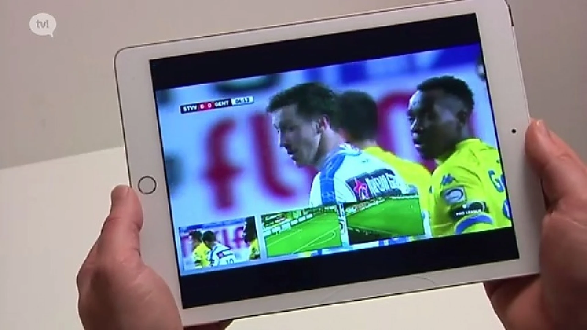 STVV op alle hoeken van het veld te volgen op scherm