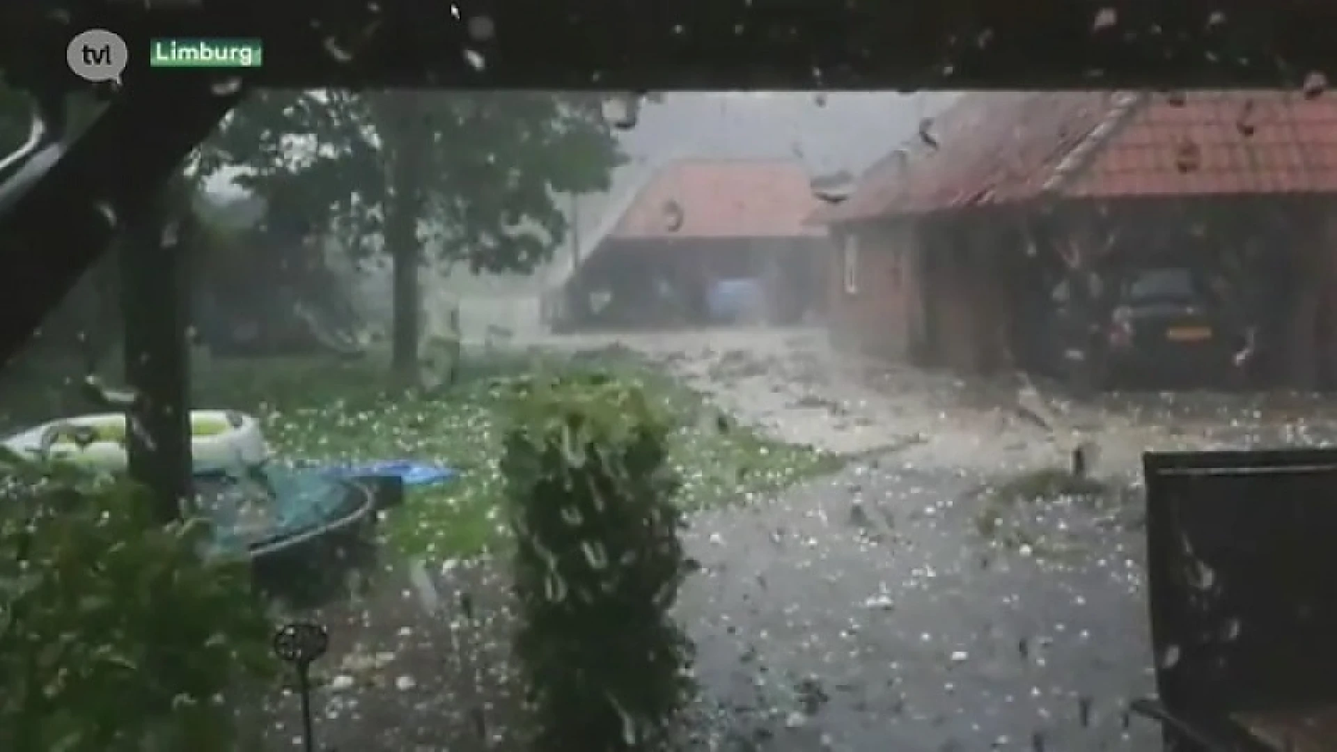 Noodweer met hevig onweer, windhoos en hagelbuien treffen Limburg