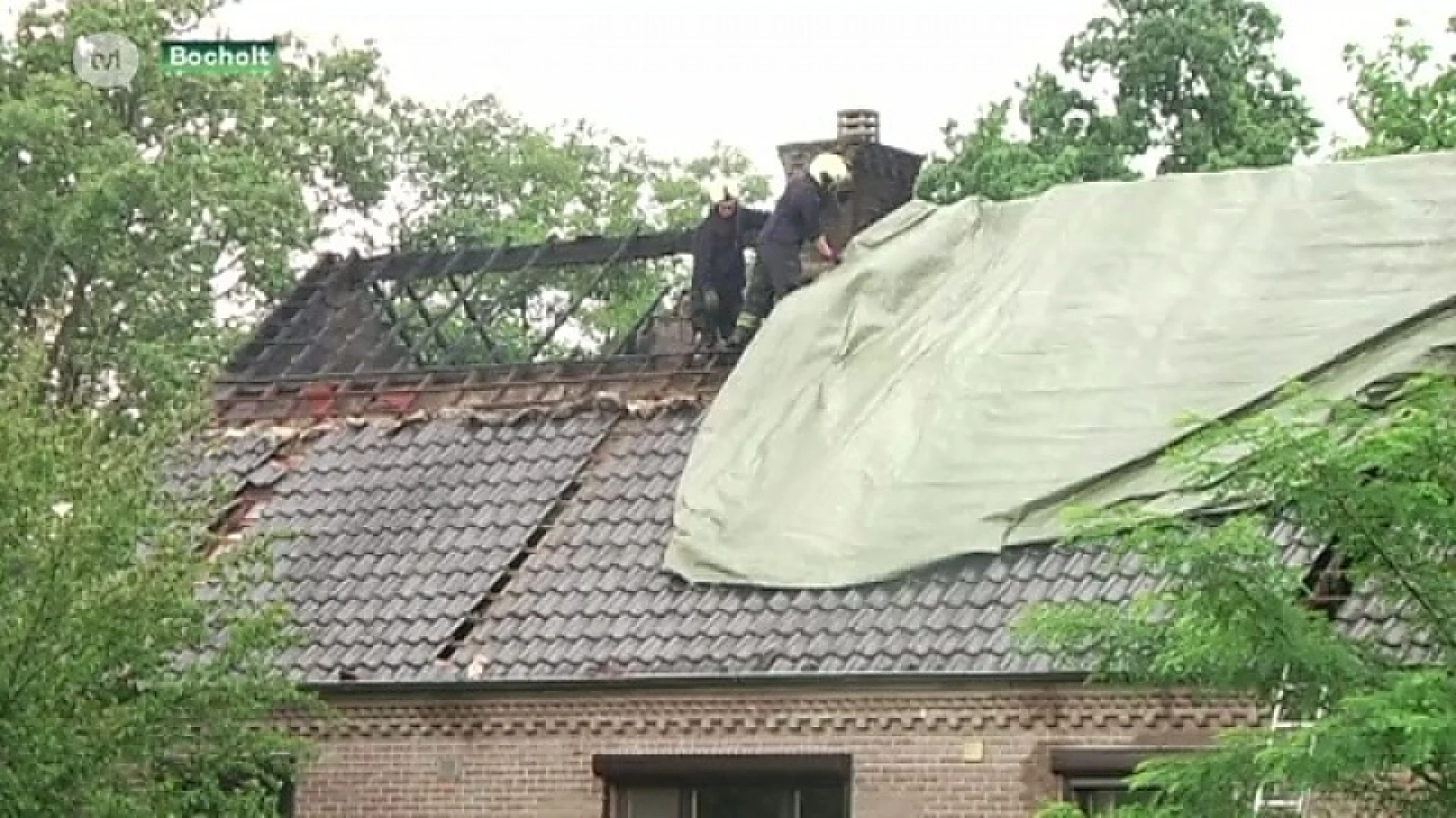 Huis in Bocholt onbewoonbaar na blikseminslag