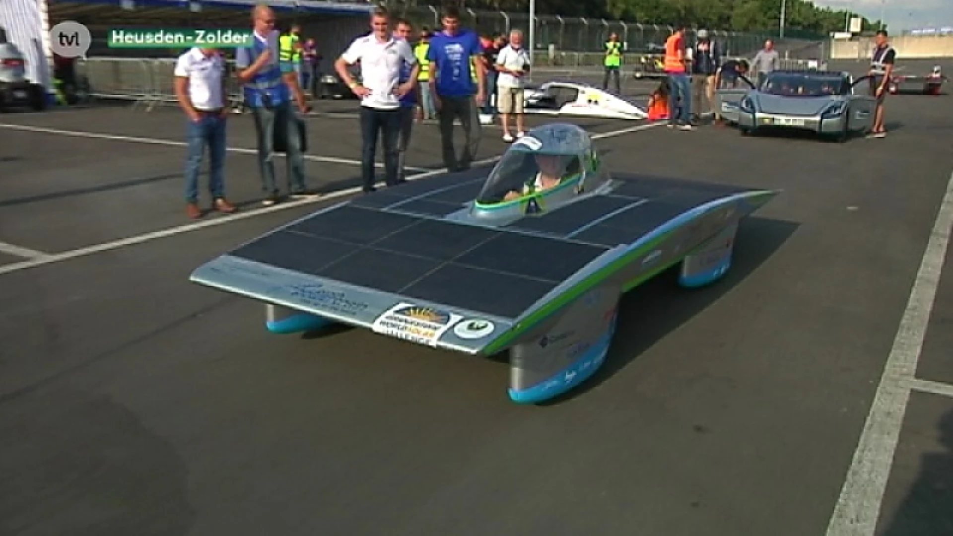 Uithoudingsrace voor zonnewagens in Zolder