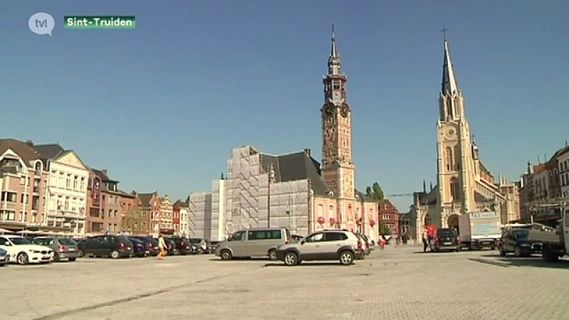 Grote Markt Sint-Truiden, pas aangelegd en nu al zeer smerig