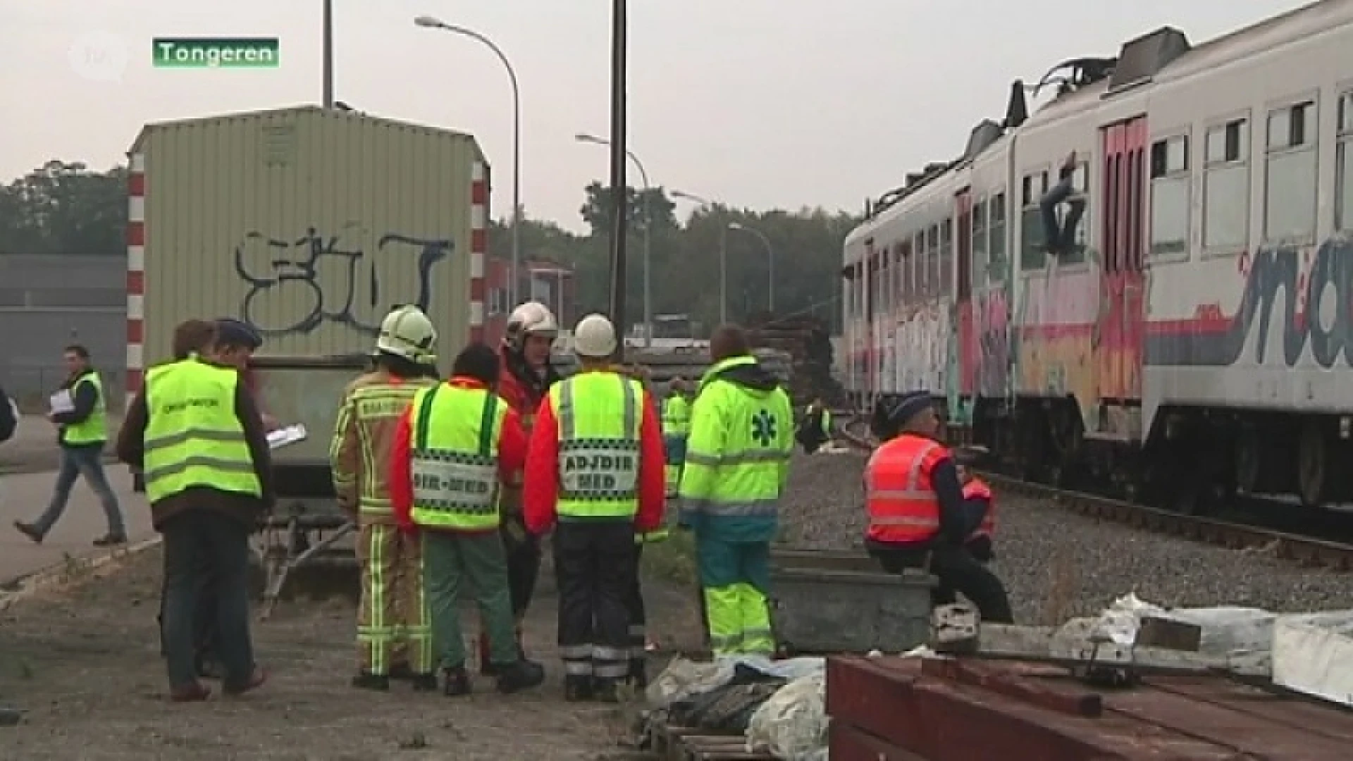 Grootschalige rampenoefening met ontspoorde trein in Tongeren
