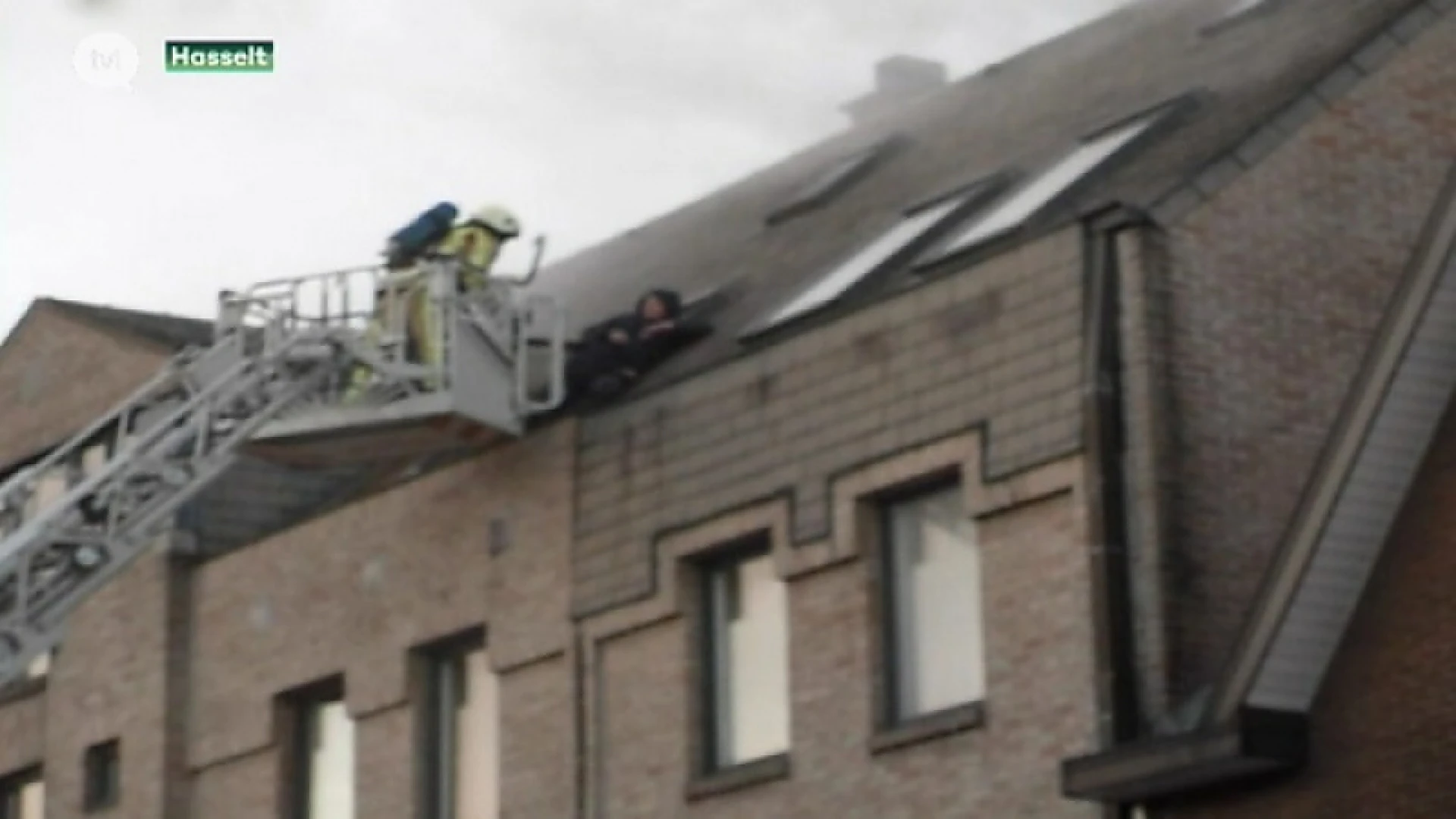 Eén gewonde bij appartementsbrand in Hasselt