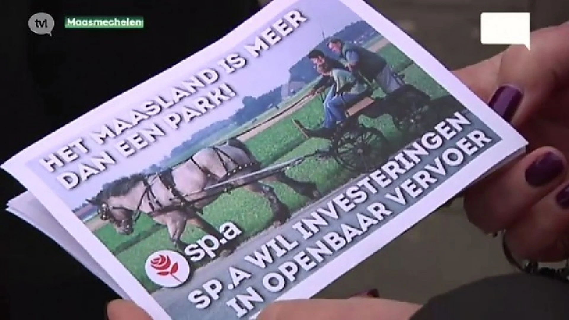 Sp.a Maasland voert actie voor beter openbaar vervoer