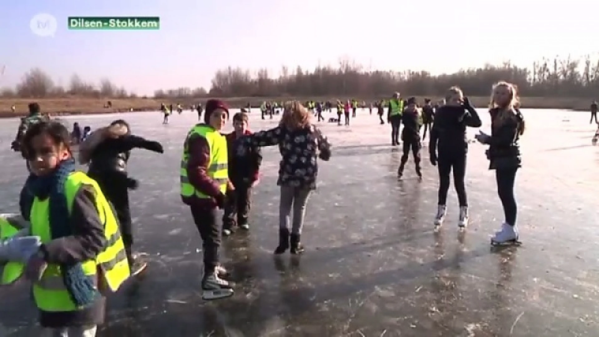 IJs dik genoeg om te schaatsen in open lucht