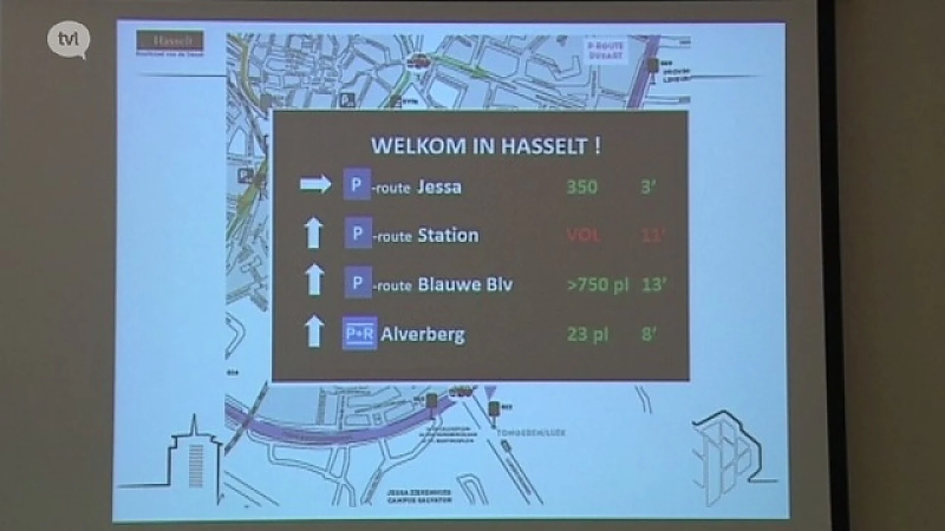 Hasselt krijgt nieuw parkeergeleidingssysteem
