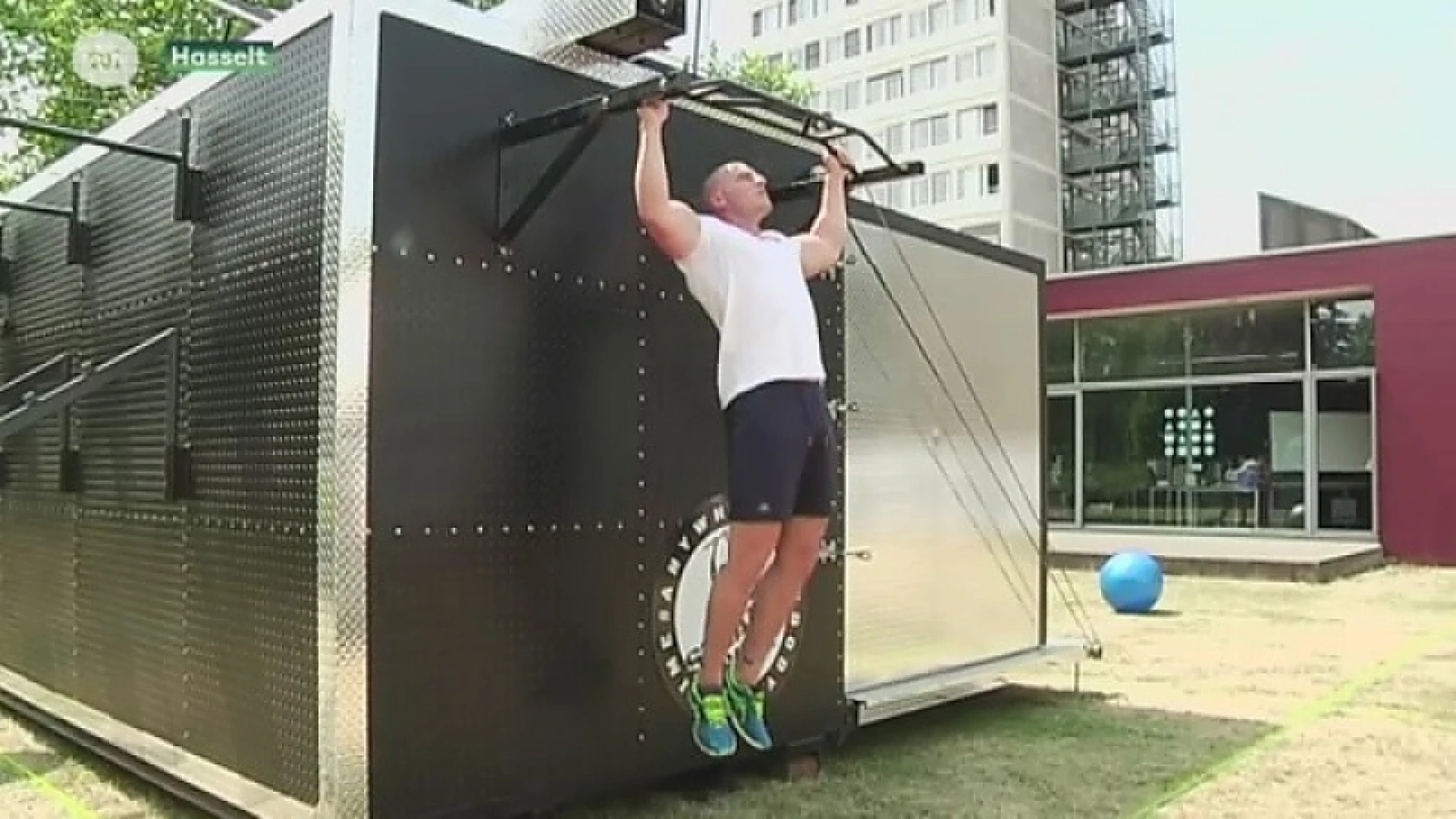 PXL krijgt eigen pop-up fitnessdorp