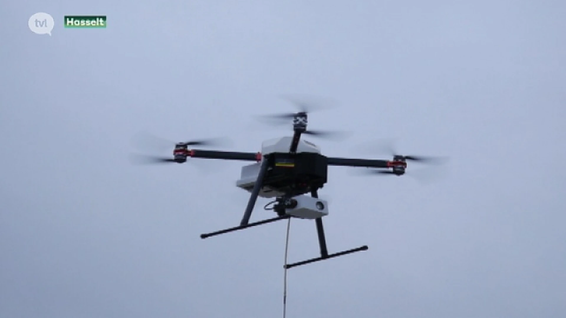 Hasseltse drone met stroomkabel mag de lucht in