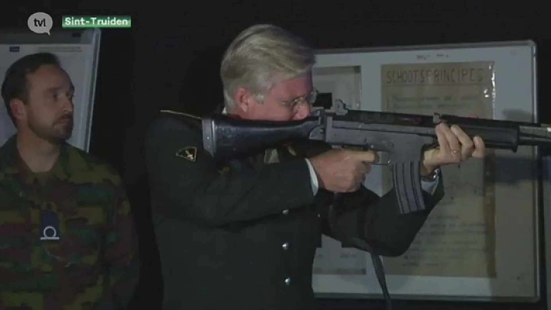 Koning bezoekt militaire campus Saffraanberg in Sint-Truiden