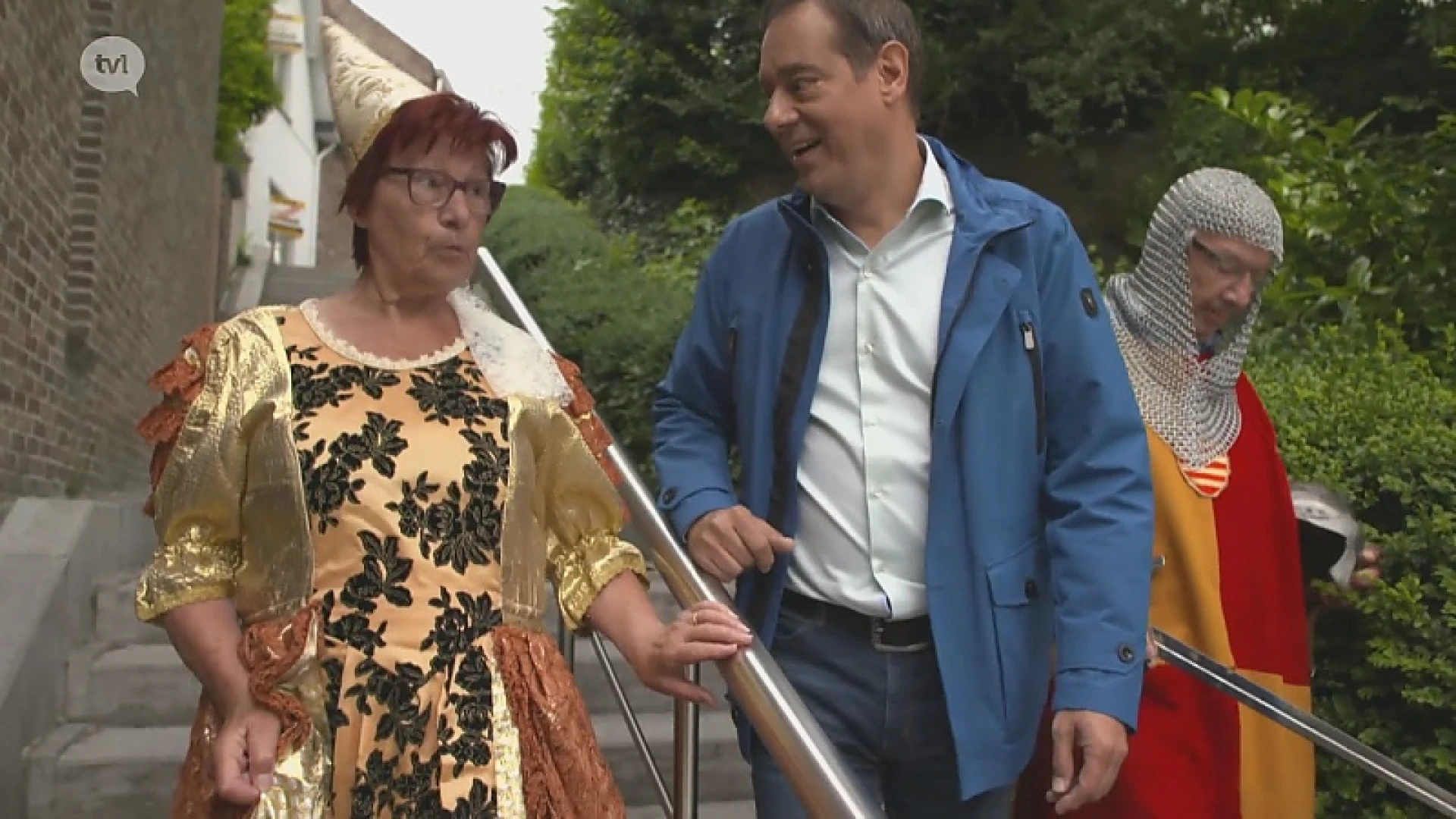 Op stap in Borgloon met graaf Lodewijk en gravin Agnes