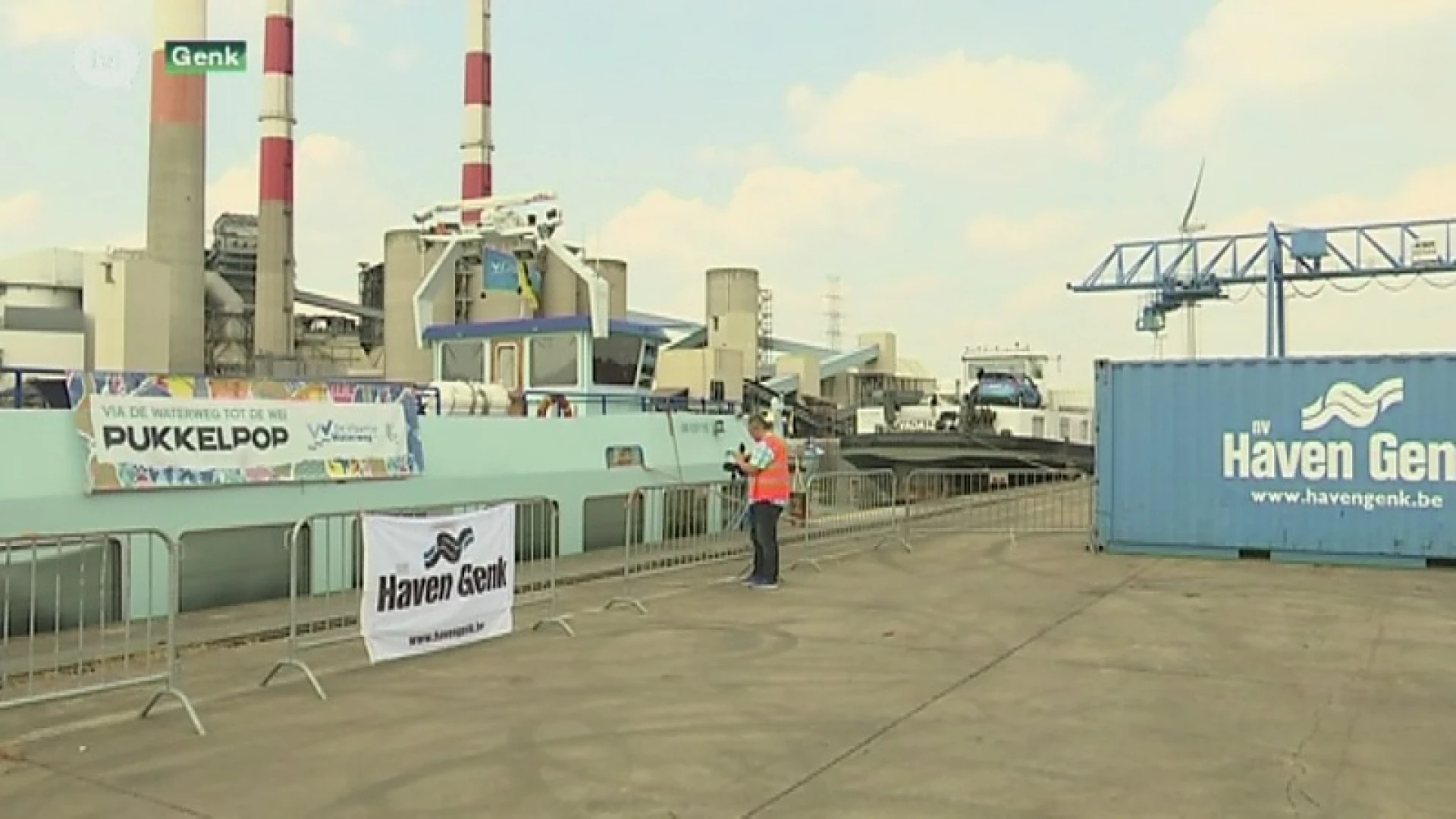 Materiaal Pukkelpop via kanaal gebracht