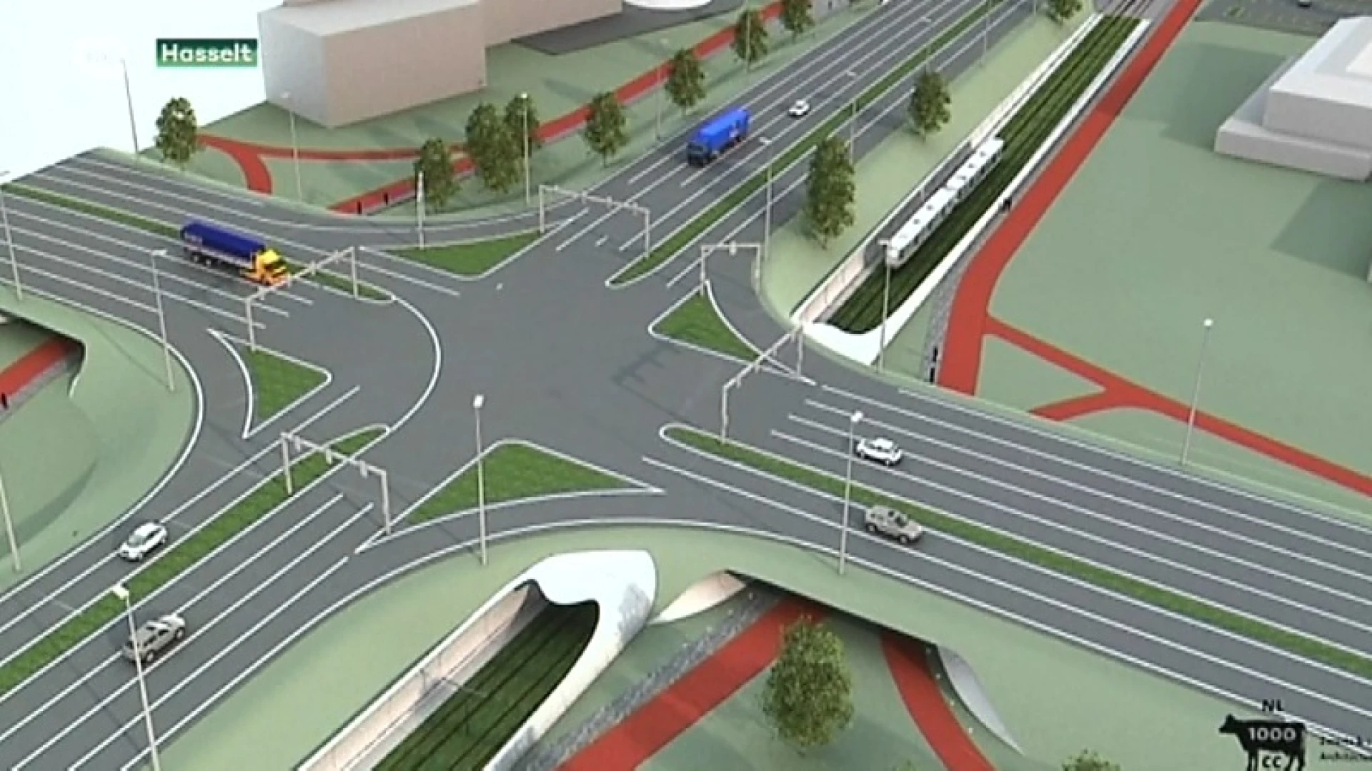 Hasselt start met aanleg tramtunnel voor Spartacus project