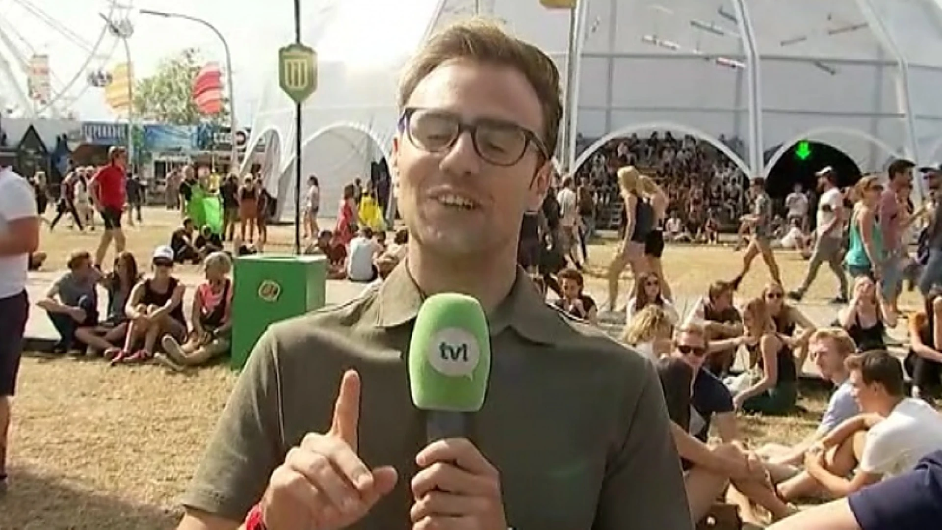 Journalist Dario D'Arpino zingt 'Als een leeuw in een kooi'