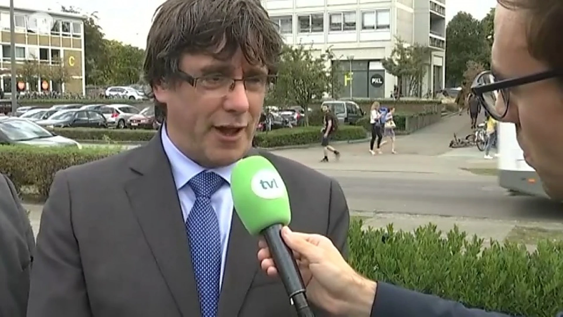 Carles Puigdemont: "Studenten toonden veel interesse voor situatie in Catalonië"