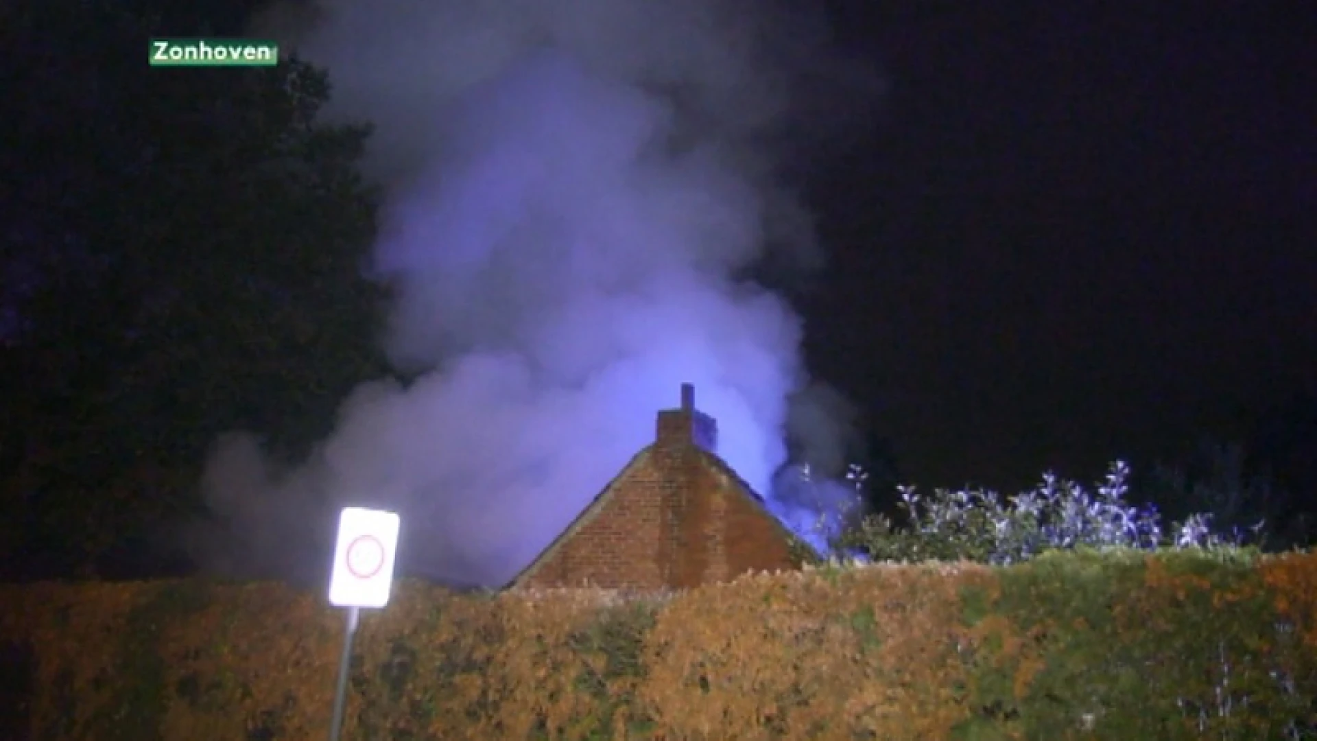 Brandweer rukt uit voor uitslaande brand in Zonhoven