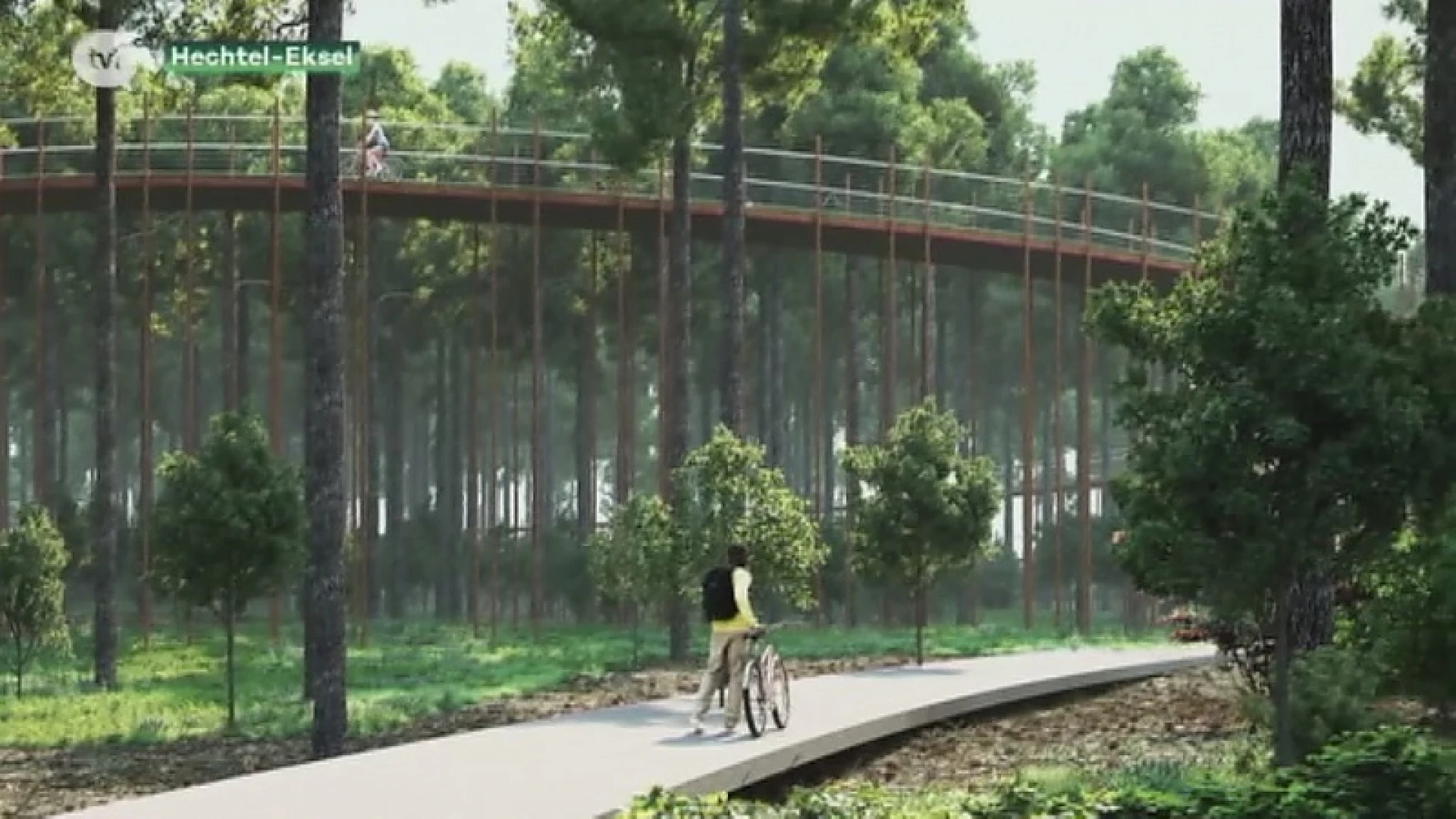 Werken gestart voor Fietsen door de Bomen in Hechtel-Eksel