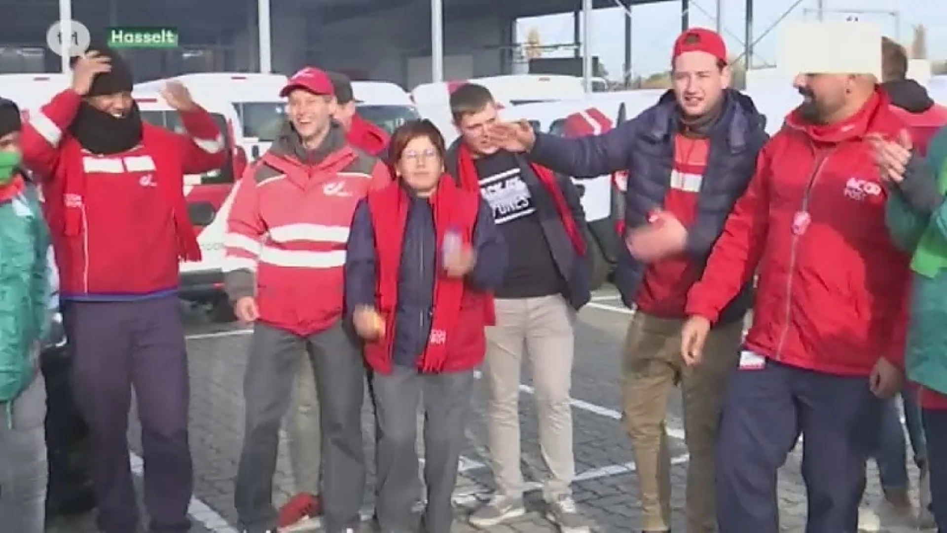 Verdeelcentrum bpost in Hasselt staakt; postbodes rijden niet uit