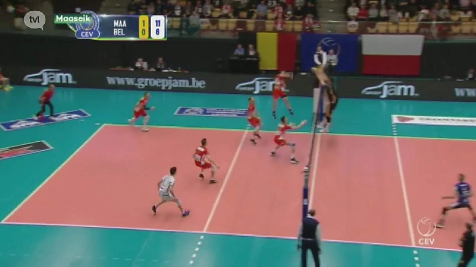 Maaseik veegt de vloer aan met Poolse landskampioen