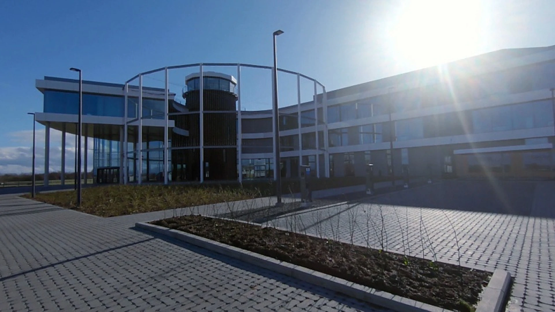 Drone Port in vogelvlucht