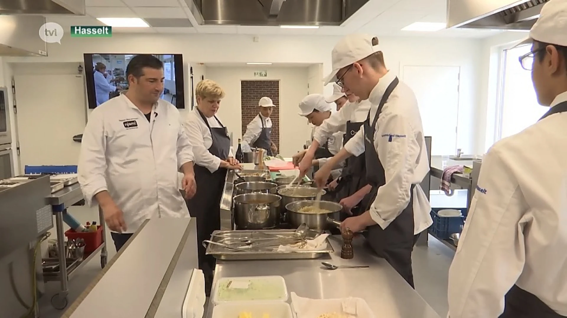 Chef-koks Pepe en Laurens openen nieuwe keuken hotelschool Hasselt