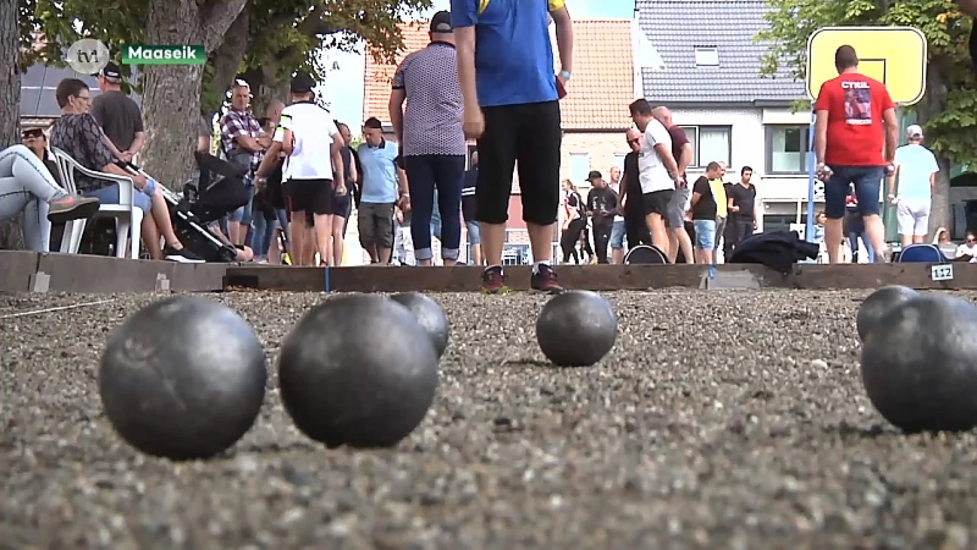 1600 petanquespelers op internationaal tornooi in Maaseik