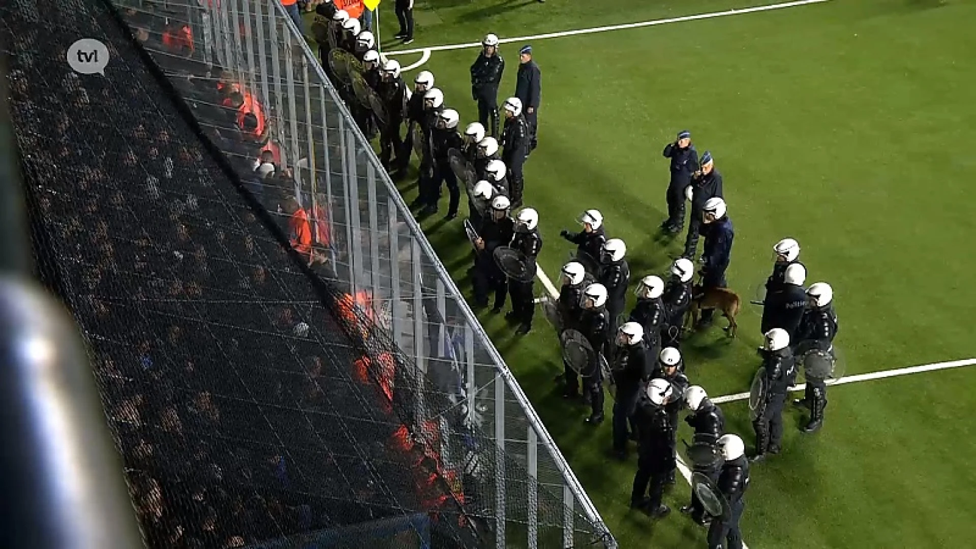 Limburgse derby vroegtijdig gestaakt: "Maar niet op vraag van politie"
