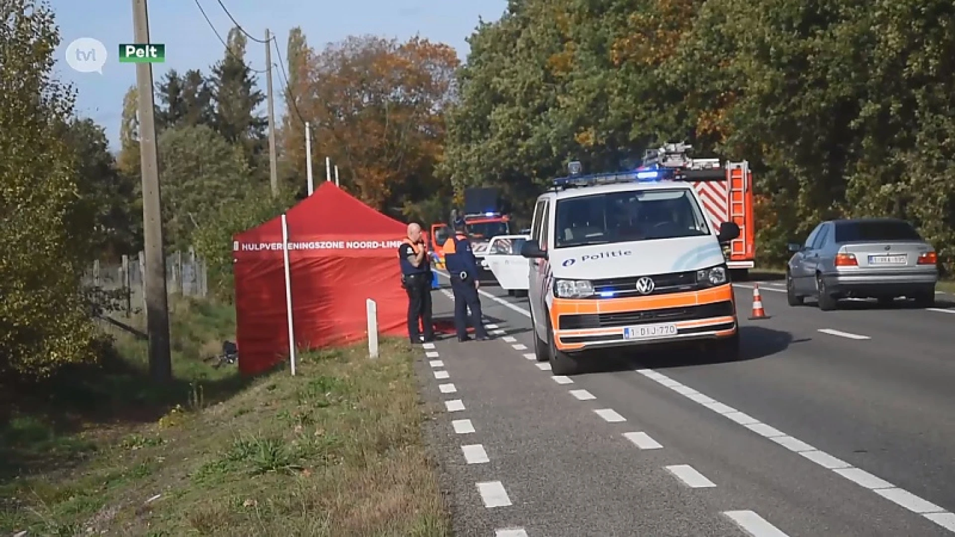 Fietser overleden in Pelt na ongeval