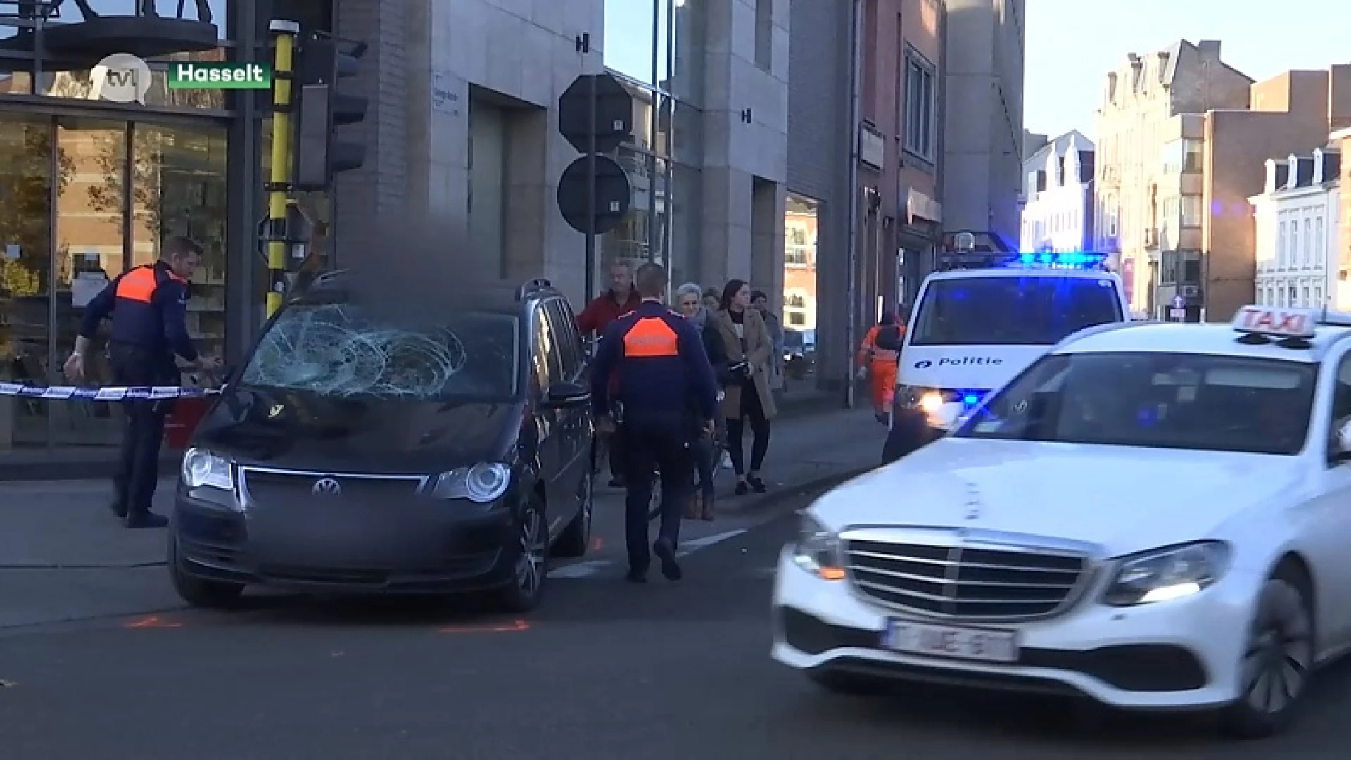 Ooggetuige bevrijdt slachtoffer na bizar ongeval in Hasselt