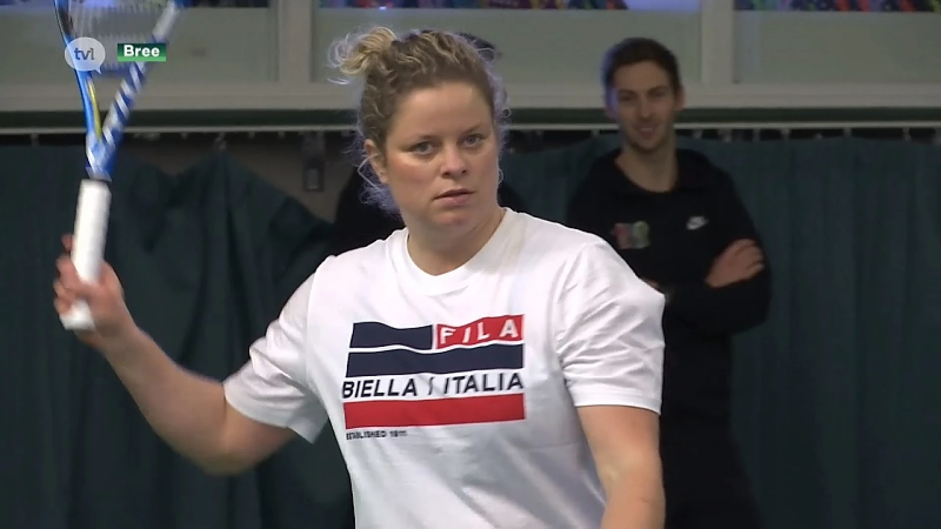 Kim Clijsters stelt nieuw team voor. "Denk nog niet aan de Olympische Spelen"