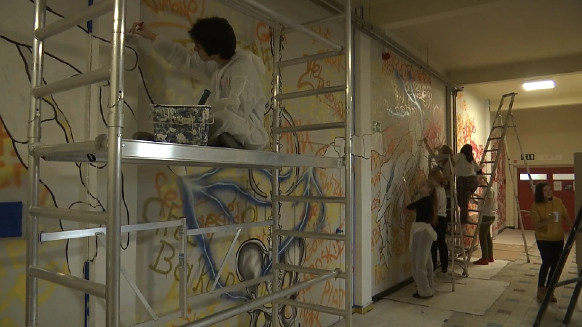 Tom Herck geeft kunstonderwijs impuls met graffiti