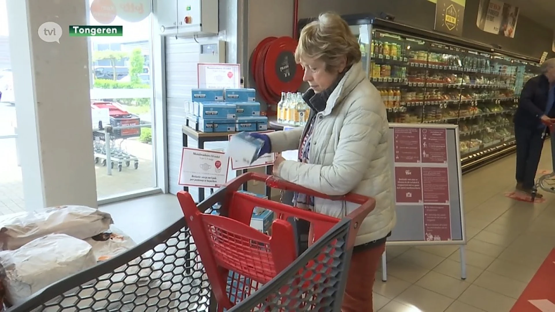 Supermarkten verkopen mondmaskers aan 63 cent per stuk