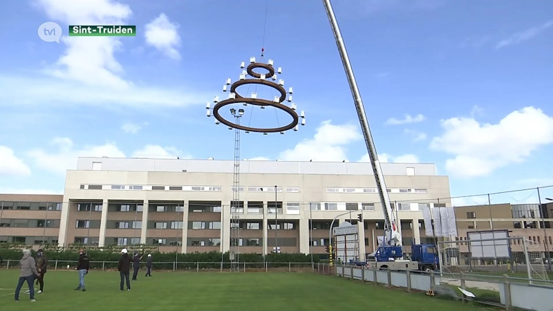 Truiense kunstenaar Tom Herck brengt hulde aan ziekenhuispersoneel Sint-Trudo