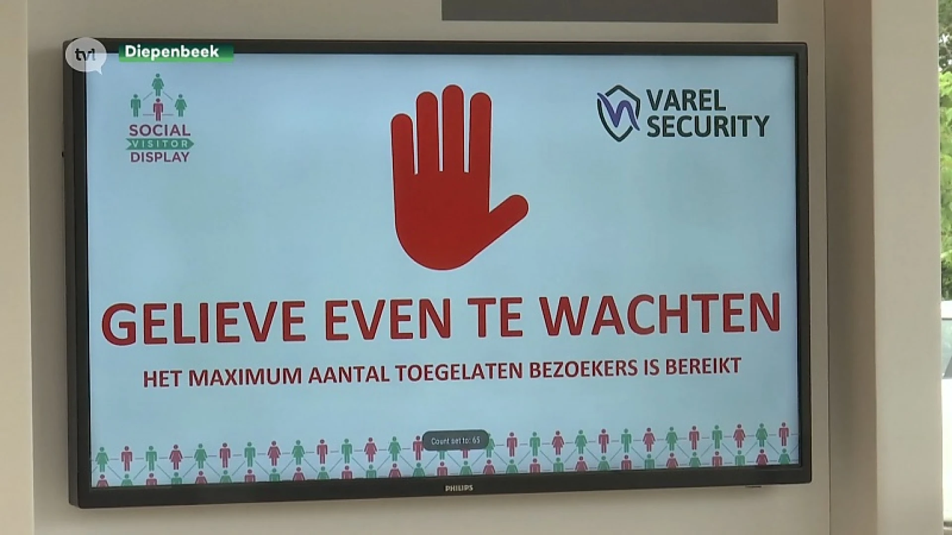 Delhaize Diepenbeek telt automatisch klanten die winkel binnen mogen