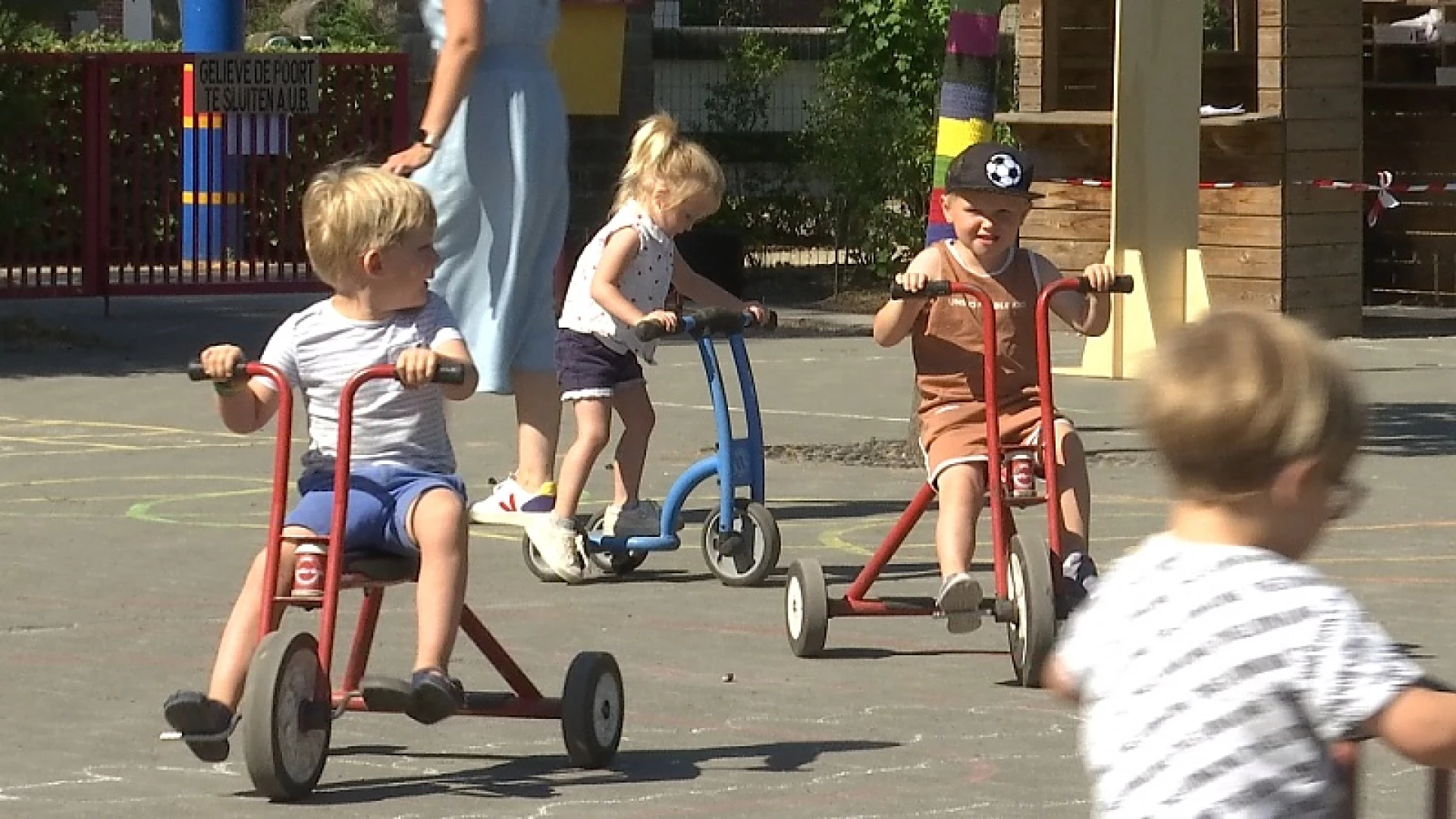 Kleuterscholen weer open, slechts klein deel blijft thuis.