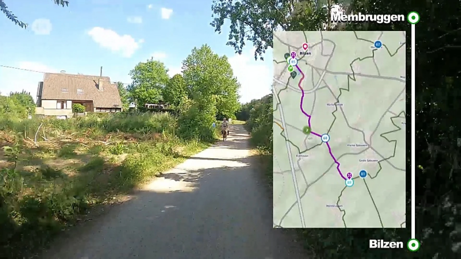 Raadselroute: Bilzen naar Membruggen