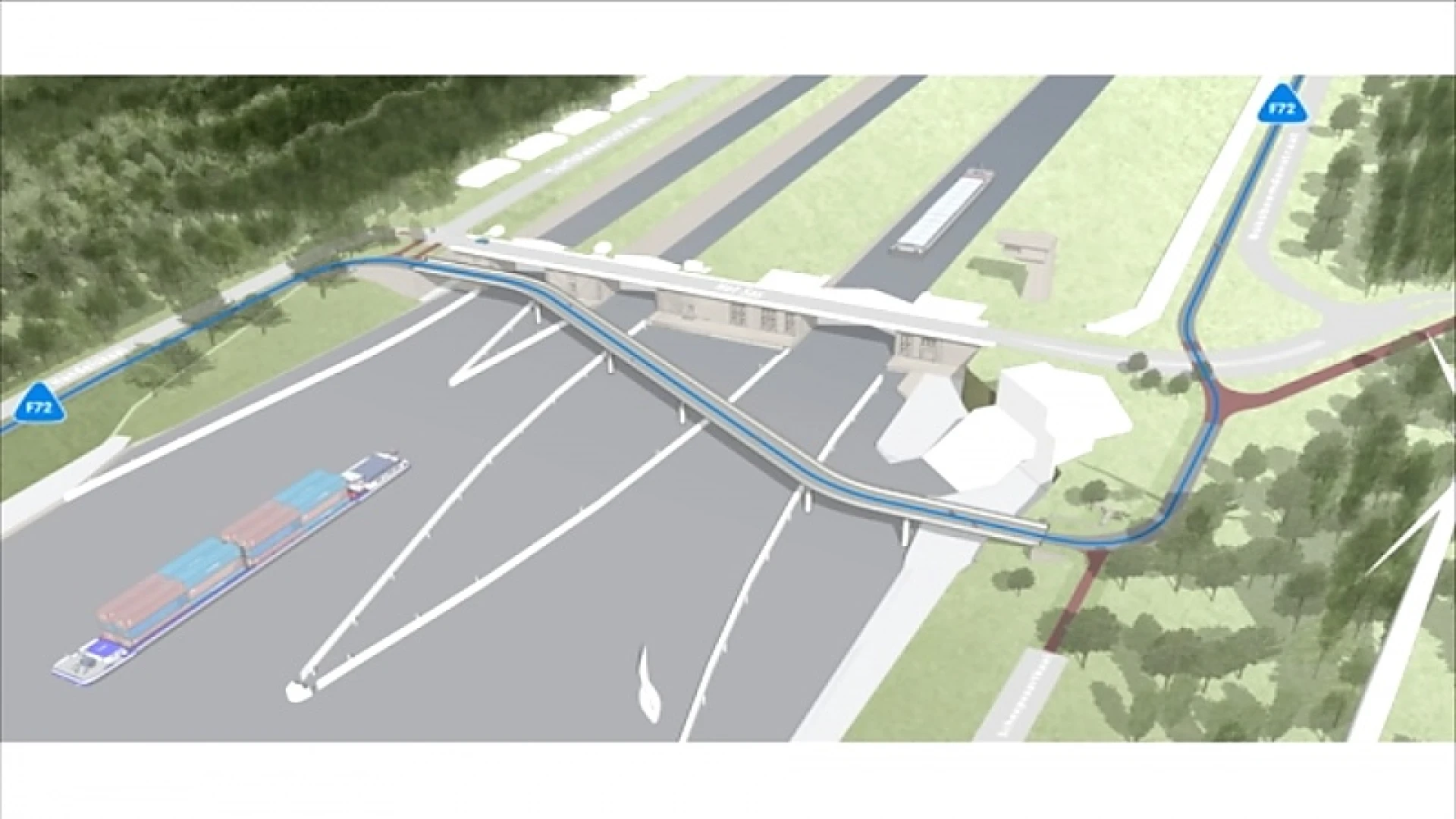 Sas van Godsheide krijgt spectaculaire fietsbrug