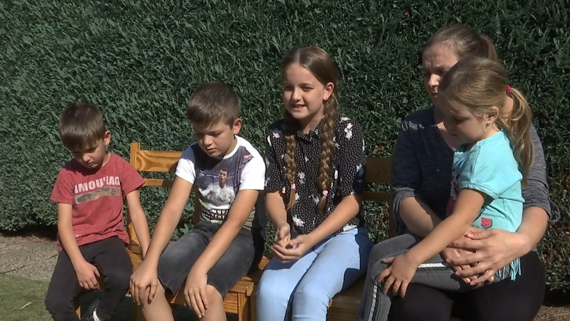 Actie in Beringen voor Macedonische familie die het land uitgezet wordt