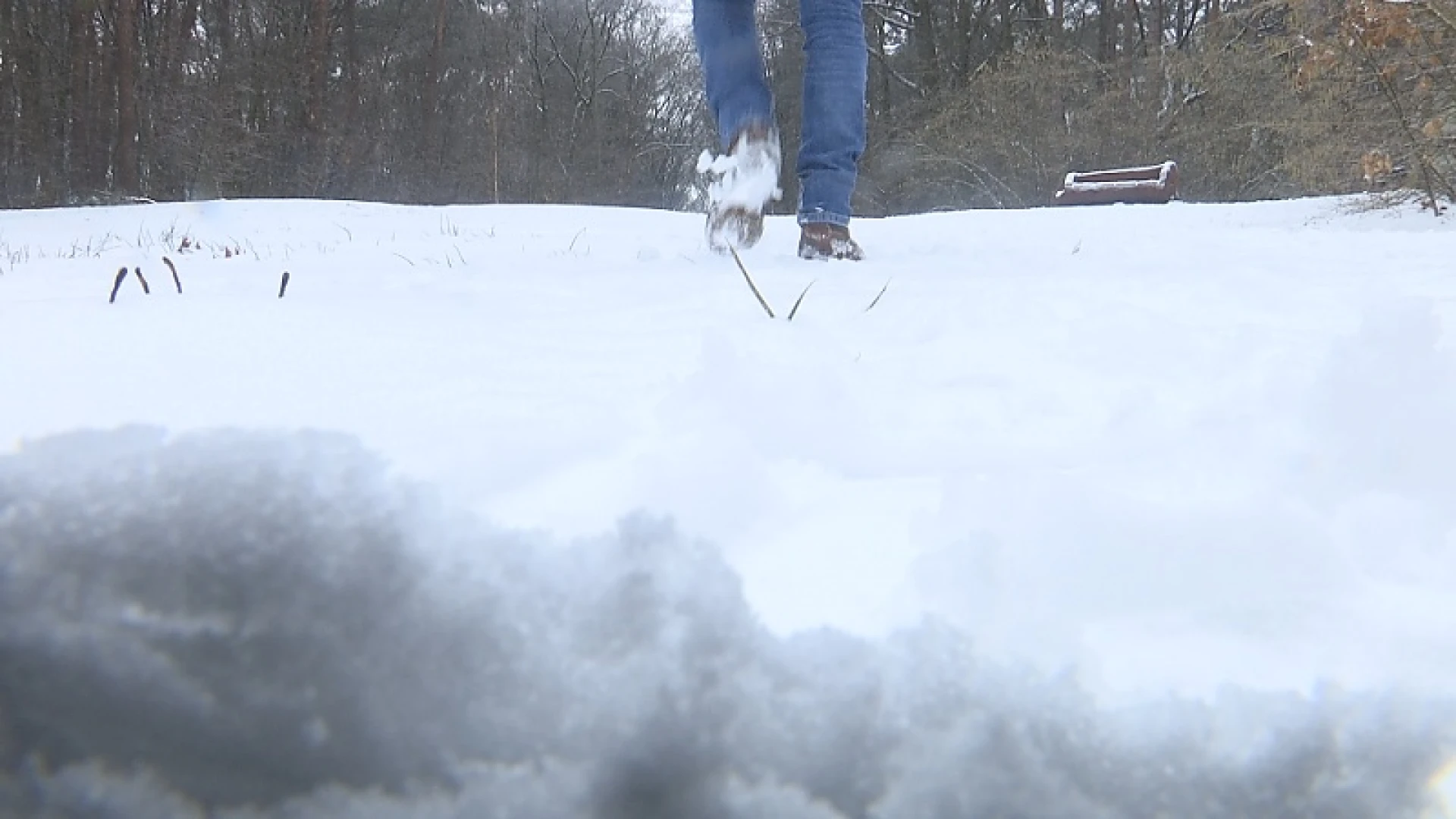 Sneeuw is voorbode van koudegolf in Limburg